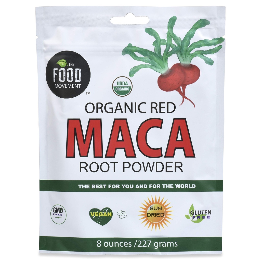 Il Movimento Alimentare Co - Rosso Maca 8 oz. super cibo biologico