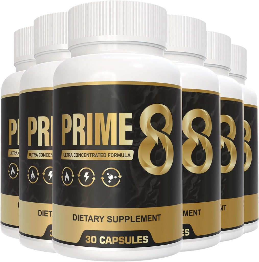 PRIME 8 100% autentico originale | Prime8 Formula ufficiale (6 Pack) per 180 giorni