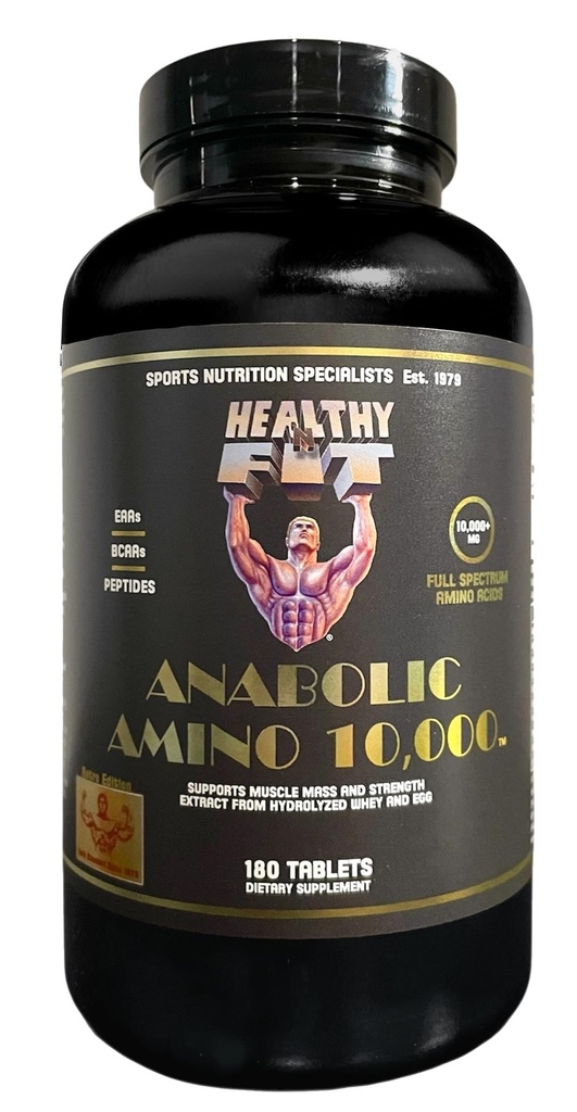 Salute 'N Fit Amino 10,000 - Aminoacido 180 compresse - Idrolizzato Egg & Whey Source - Assorbimento veloce