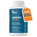 Dr. Tobias curcumino currico 1500mg con BioPerine – Supplemento ad alta resistenza con 95% Curcuminoidi per il supporto congiunto, vitalità complessiva & salute immunitaria, 120 capsule vegane, non OGM