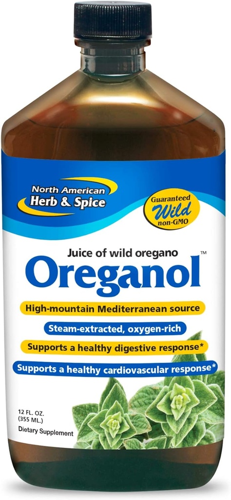 North American Herb and Spice, Succo di Oregano, 12 once.