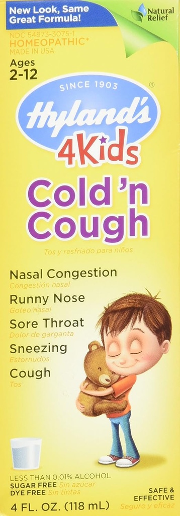 Hylands freddo 'n Cough Supplemento per bambini 4 once