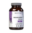 Bluebonnet Nutrizione Bella Ally Resveratrol 500mg, Proteggi l'integrità della pelle*, Non OGM, Vegan, Senza glutine, Senza soia, Senza latticini, 30 capsule vegetali, 30 Serve