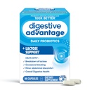 Vantaggio digestivo capsule di difesa del lattosio (96 conte in una scatola), aiuta a rompere il lattosio e difendere contro l'upset digestivo, sostiene la salute digestiva e immune, CFU