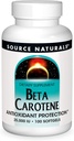 Fonte Naturals Beta Carotene 25000 iu Protezione Antiossidante - Convertito da Corpo in Vitamina A - 100 Softgels