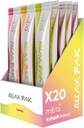 Mitra9 Kava Powder RelaxPak - Variety Pack Kava Extract Powder Packets | Mood Enhancer | Plant Based | Promuove la calma naturale & Clarity | Easy Open Single-Serving Stick (20)