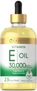 Carlyle Vitamin E Oil | 30,000 IU | 2.5 fl oz | Ingestible & Topical Grade | Moisturizing for Skin | Vegetariano, Non OGM, Gluten Free Supplement