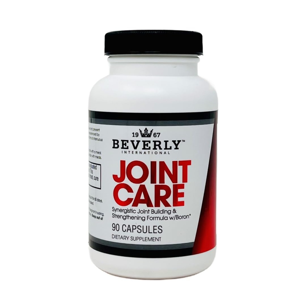 Beverly International Joint Care, 90 capsule. Tutto su supporto comune. Formula di costruzione a 3 stadi con glucosamina, condroitina, MSM, acido ialuronico. Aumentare la mobilità con Meno Discomfort.