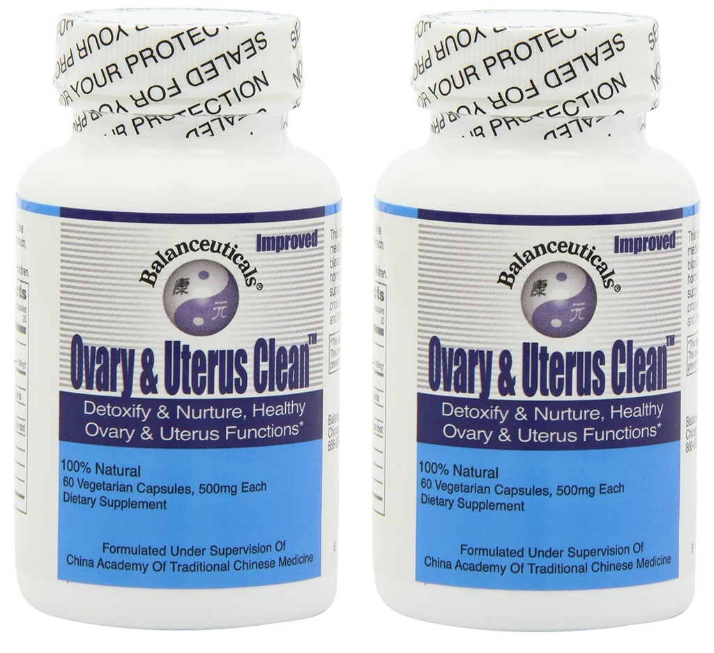 Ovary & Uterus Clean, 500 mg di integratori alimentari, 60-Pack di 2)
