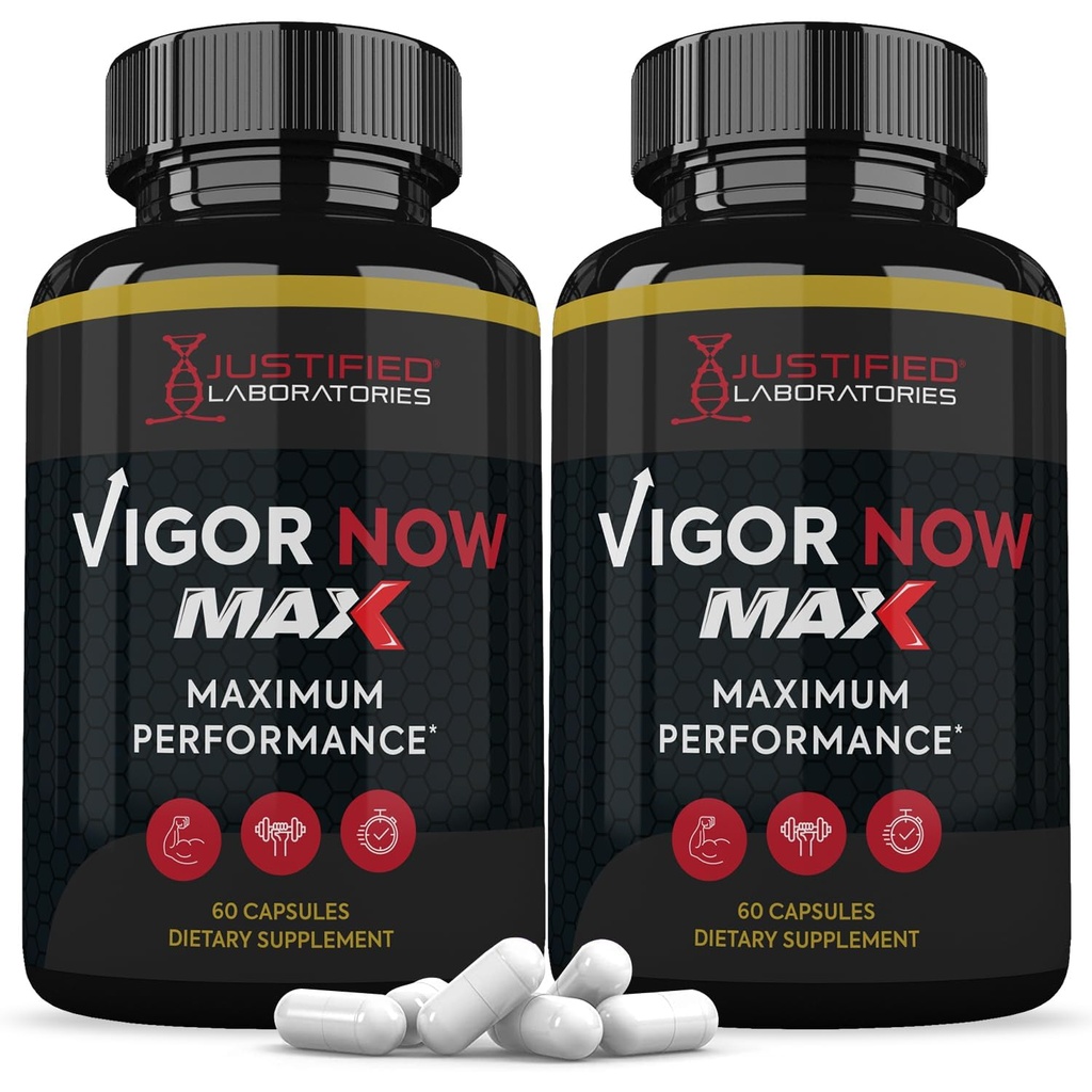 Laboratori giustificati (2 Pack Vigor Ora Max 1600MG Advanced Men's Health Formula 120 capsule