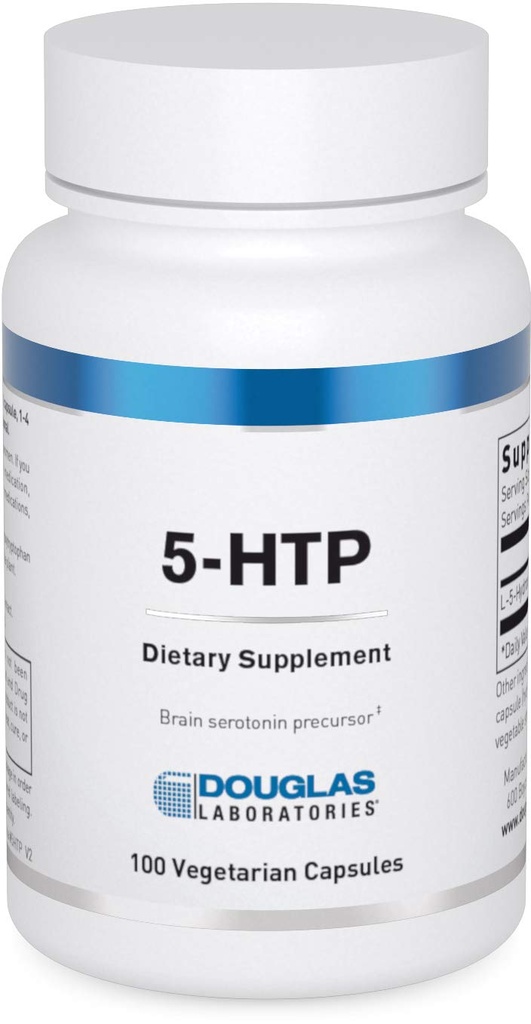 Douglas Laboratories - 5-HTP (50 mg.) - Precursore della serotonina del cervello - 100 capsule