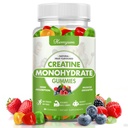 Creatina Monoidrato Gummies - 5g Creatina per Uomini Donne, Aumentata resistenza muscolare, Aumentare messa a fuoco e resistenza, Muscle Builder,L-Taurine + Vitamina B12,Vegan, Gluten-Free 80 Count