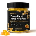 Creatina Monoidrato 5000mg Supplemento Gummies - con L-Taurine Betaine Anhydrous Alpha-GPC BCAA 2:1:1 - Glutine senza zucchero per le donne