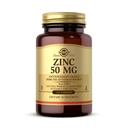 Solgar Zinc 50 mg, 100 compresse - Zinco per pelle sana, Gusto & Vision - Sistema immunitario e supporto antiossidante - Supporta la crescita cellulare e la formazione del DNA - Non OGM, Vegan, Gluten Free - 100 Serve