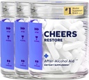 Cheers Restore | Supplemento con DHM + L-Cysteine | Feel Better After Drinking & Support Your Liver | 36 Doses | Dihydromyricetin, Cysteine, Milk Thistle, Prickly Pear, B-Vitamins, Ginger