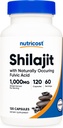 Nutricost Shilajit Capsule (1,000 mg Per Serving) (120 capsule) - Estratto di Shilajit con Acido Fulvico naturale, 60 Serve, Gluten Free, Non OGM, Integratore alimentare Vegan Friendly