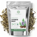 Radice di liquirizia organica di Elanen 1 lb. (16 oz.), USDA Certificato di Liquirizia Organica Tea Radice, Licourice Bulk Chopped, Liquirizia, Raiz de Regaliz Licrice, Glycyrrhiza glabra, Cut & Sifted