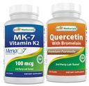 I migliori naturali MK-7 100 mcg & Quercetin con Bromelain