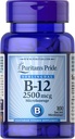 Puritan Pride Vitamin B-12 2500 mcg Microlozenges, 100 Conte