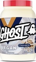 GHOST Vegan Protein Powder, Cinnabon - 2lb, 20g di Proteine - Pea Basata vegetale & Organic Pumpkin Protein --Post Workout & Nutrition Shakes, Smoothies, & Baking - Soy & Gluten-Free