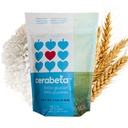Cerabeta Orzo Beta-Glucan Supplemento giornaliero Polvere, Fibra naturale 4-in-1, Ingrediente singolo, Senza zucchero, Non OGM.