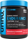 Polvere di Endurance di Idratazione di Nuun, Limonata di Fragola + Caffeina, Supporto di Workout, 5 elettroliti essenziali per l'idratazione + carboidrati, Vegan, Non OGM, (16 Serve - Canister)