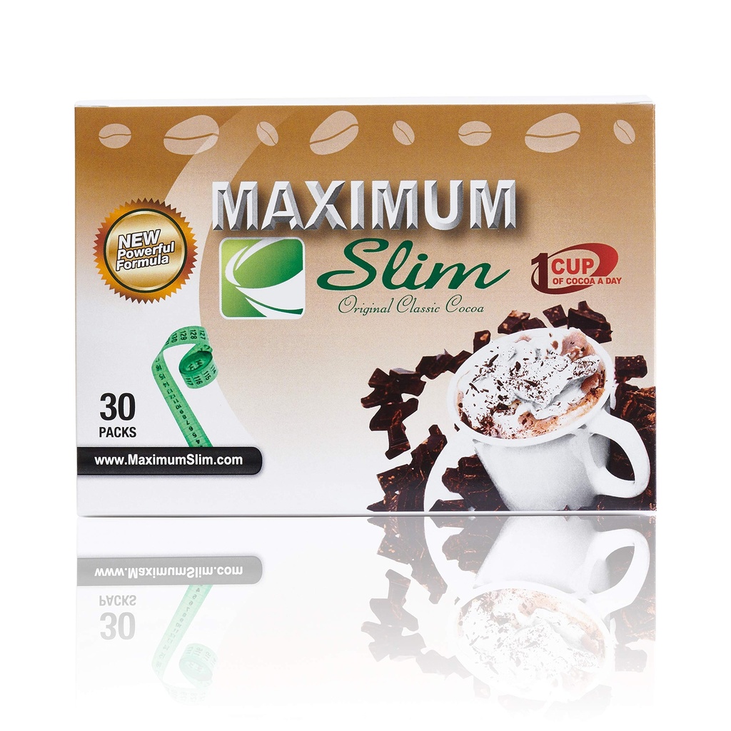 Massima Slim Premium Instant Cocoa – Creamy, Delicious 4-in-1 Formula con estratti naturali di erbe per energia e vitalità, massima soddisfazione e gusto.