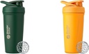 BlenderBottle 24-Ounce in acciaio inox Shaker Cup Bundle con filo Whisk - Forest e Mango