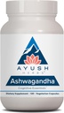 Ayush Herbs Ashwagandha Capsule - Ashwagandha per gli uomini e le donne, Ashwagandha Supplementi, Pure Ashwagandha Root Powder for Stress, 500mg per Pill - 120 Caplets vegetariani (1 Conte)