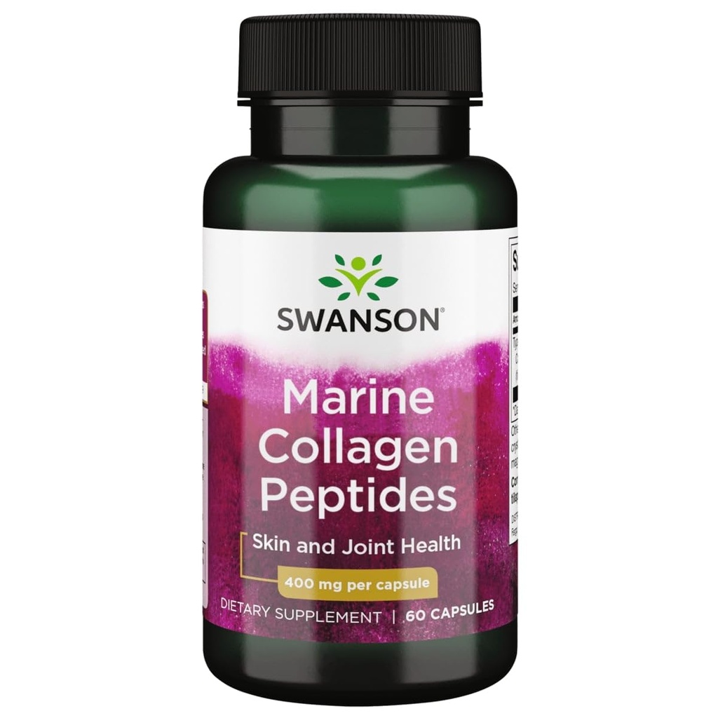 Swanson idrolizzato Pesce Collagene Tipo I 400 Milligrammi 60 capsule