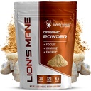 WELLNESS LABSRX Lions Mane Powder, Mushroom Supplement - 2000mg - Lions Mane Supplement - Lions Mane Mushroom Powder Brain Supplements for Memory and Focus, Immune Support and Health - 120 Serve