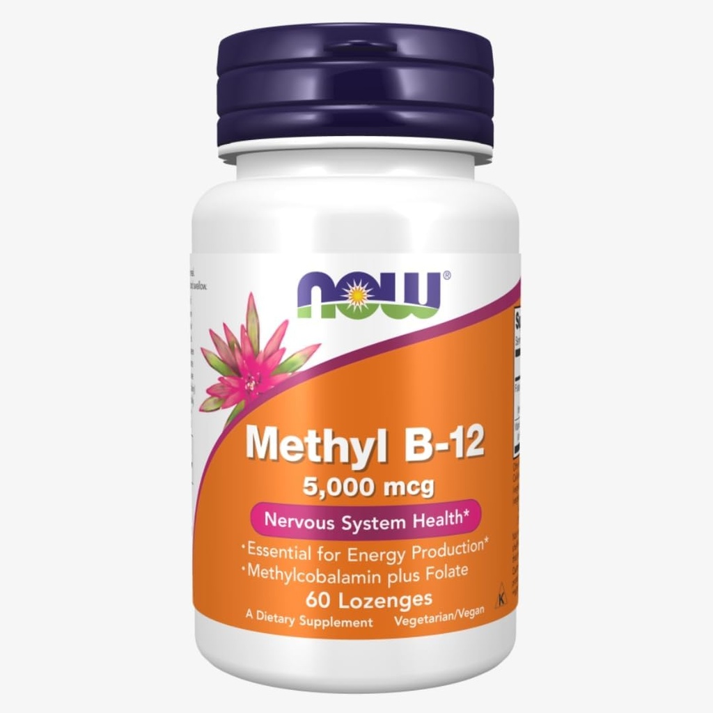Methyl B-12 5000 mcg - 60 Lozenges da NOW
