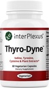 InterPlexus Thyro-Dyne - Iodine, tirosina e estratti vegetali per il supporto tiroide- Gluten Free, Dairy Free, Soy Free - 60 Capsule (30 Serve)