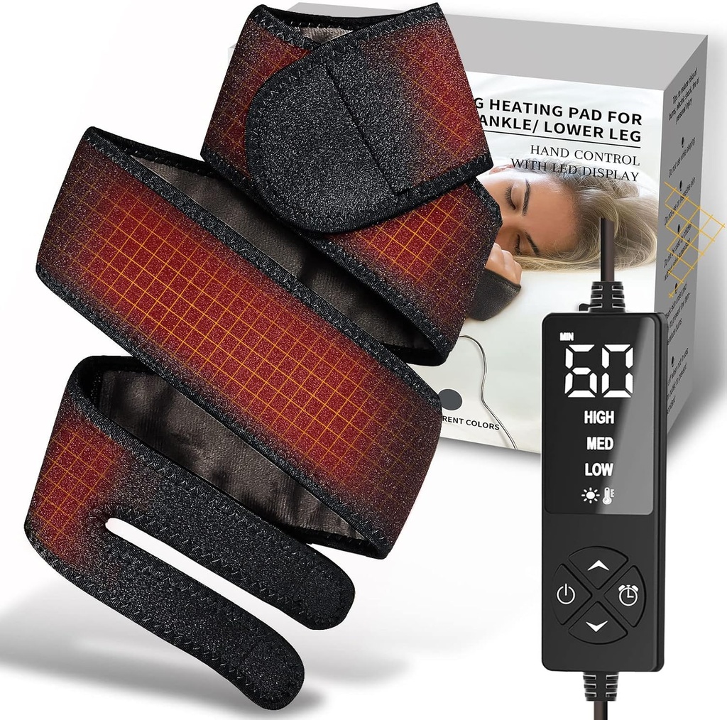 Lungo piccolo riscaldatore per braccio da polso braccio Elbow Pain Relief, Avvolto riscaldato per golfisti Tennis Elbow, Tunnel carpale Cubital, Artrite congiunta ginocchio Leg Ankle Plantar Fasciitis, Achille Tendonite