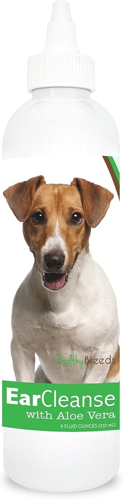 Sani razze Jack Russell Terrier Ear Cleanse con Aloe Vera Cucumber Melon 8 oz