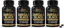 FREZZOR Omega 3 Nero - Capsula di olio di moscata verde ad alta resistenza, Made in Nuova Zelanda, UAF1000+, Inflammation, Joint Care & Relief, Heart & Immune Support, 60 Count (Pack of 4)