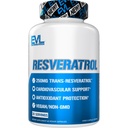 Evlution Anti invecchiamento Trans Resveratrolo supplemento Nutrition Super Antiossidante supplemento con 250 mg Trans-Resveratrolo da Resveratrolo 500mg Japanese Knotweed Extract for Immune and Heart Health
