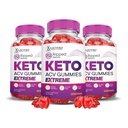 Laboratori giustificati (3 Pack Ripped Results Keto ACV Gummies Extreme 2000MG Ripped Risultati Formulati con succo di barbabietola di melograno Polvere B12 Vegan Non GMO 180