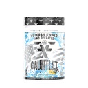 Polvere di pre-allenamento di Gauntlet, allenamenti esplosivi, messa a fuoco laser, mid Stim, aroma stupefacente, gufo di Veteran e operato (25 Serve, limonata di cocco blu)