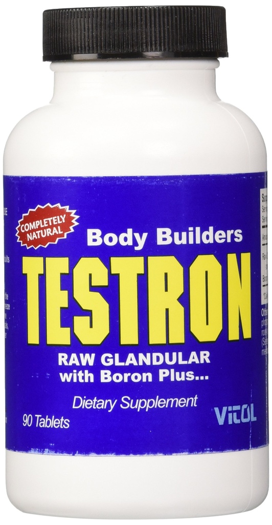 Vitol Body Builders Testron Tablet, 90-Count Bottiglie