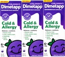Dimetapp® Cold & Allergy Liquid - Uva Flavor, Alcol-Free, 8 fl oz - 3 Pack