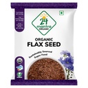 24 Mantra Organic Flax Seeds USDA Certified Organic EU Certified Organic Pesticides Free Adulteration Free Sodium Free - Confezione da 1 | 7 Ounce