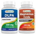 I migliori naturali DLPA 500 mg & Magnesio Ossido 500 mg