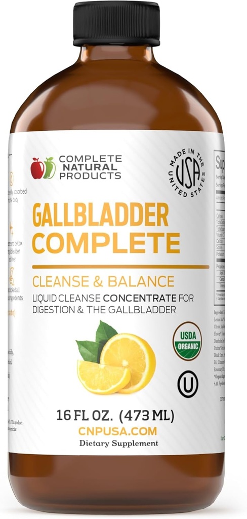 Prodotti naturali completi Gallbladder Complete 16oz, Chanca Piedra 16oz, Liver Complete 16oz Bundle