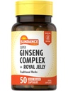 Sundance Super Ginseng Complex | con Royal Jelly | 50 capsule di rilascio rapido | Non OGM e Gluten Free Herb Supplement