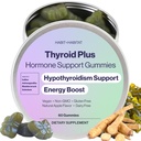 Thyroid Plus Gummies - Ashwaganda, Iodio, Bladderwrack, Kelp e Schisandra