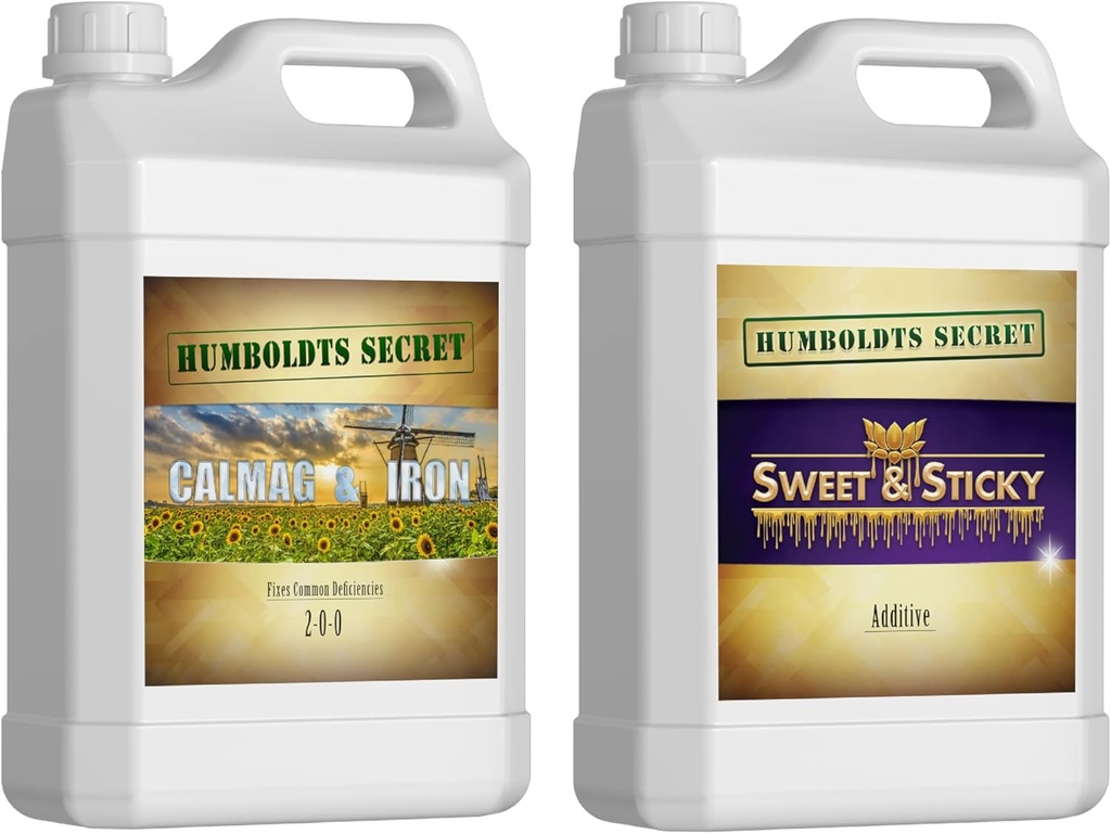 Humboldts Secret CalMag & Iron Supplement – Supporta Vegetative and Flowering Stage (32 oz) w/Sweet & Sticky – Carbohydrate and Saccharide Energy Source – Energia per le piante (32 oz)
