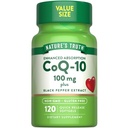 Verità naturale CoQ10 100mg | 120 Softgels | Alto assorbimento | Non-GMO & Gluten Free Coenzyme Supplement | con Estratto di pepe nero