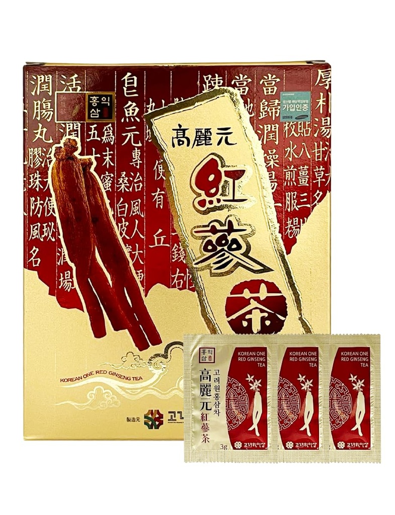 Coreano Ginseng estratto Granules Tea 50T 홍삼 rivelare