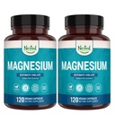 Chelato di glicinato di magnesio naturale - 200 mg di Magnesio Chelato Supplemento di magnesio per Crampi muscolari, Rilassamento, & Sleep Support - 100% Albion TRACCS Magnesio tamponato Glycinate - 240 capsule vegane